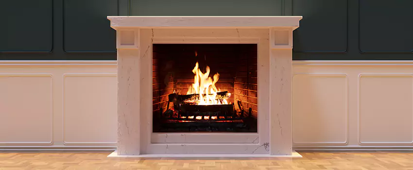 Open Flame Wood-Burning Fireplace Installation Services in North Salt Lake, Utah