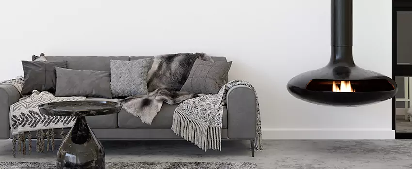 Circular Hanging Fireplace Installation Services in North Salt Lake, UT