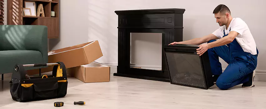 Old Rusted Metal Fireplace Repair And Replacement in North Salt Lake, UT